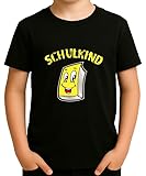 Schulkind - Libro in cartone animato con allegro libro giallo per...
