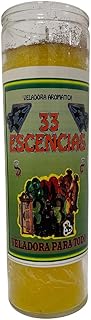 33 Essences Prepared Ritual Candle / 33 Esencias Veladora Preparada