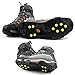 Kalevel 2pcs Anti Slip Ice Traction Snow Traction Ice Spikes Grippers for Men Women Children