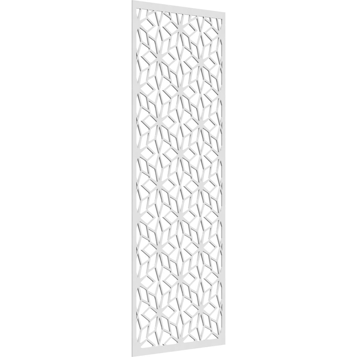 33 3/8"W x 84 3/8"H x 3/8"T Lake Decorative Fretwork Wall Panels in Architectural Grade PVC