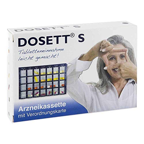 Dosett S Arzneikassette Tablettenbox pilulier hebdomadaire 7 jours 1 p