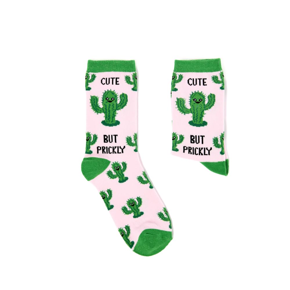 Urban Eccentric Unisex Cute But Prickly Socks | Gift | 1 Pair | Cotton Rich | Premium Socks | Novelty | Gifts (LADIES 4-8)