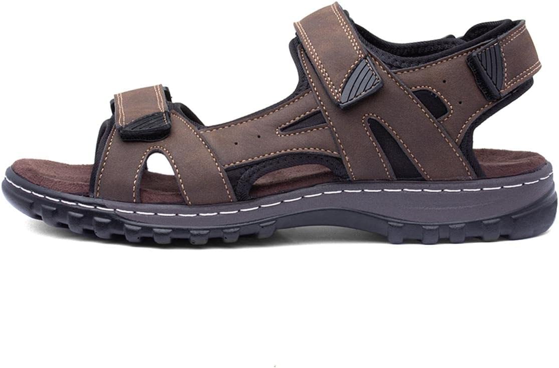 HobosEdwin Mens Brown Easy Fasten Sandals