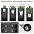 Nessxa Metal Planter Box for Outdoor Plants 15" L x 15" W x 30" H 2 Pack, Heavy Duty Steel Planter Box with Removable Insert Shelf, Rectangular Planters for Porch, Garden, Yard, Hotel (Black)