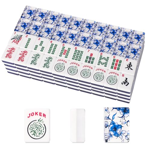 Set de Fichas Americanas de Mahjong Acrílicas 166 piezas miniatura 2