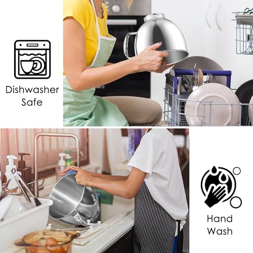 Tazón Mezclador de Acero Inoxidable 5 Quart para KitchenAid miniatura 3