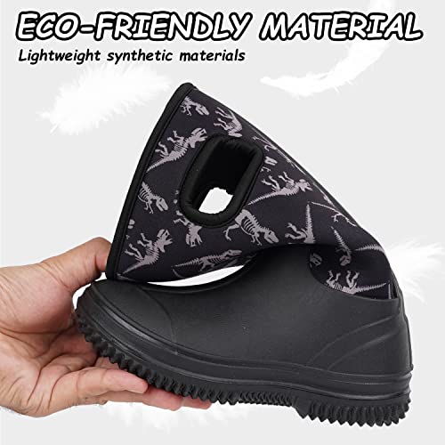 Outee Toddler Kids Warm Waterproof Neoprene Rain Boots4