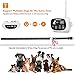 BHCEY Wireless Dog Fence,2025 Electric Fence System for Stubborn Dog,Wireless Dog Boundary Containment System,Rechargeable Collar,Large Signal Range of 80-1640ft,Suitable for Large & Small Dogs