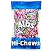 4 Pound Bulk Hi-Chew 4 Flavors in a Resealable Bomber Bag - Individually Wrapped - Party Size - Great For Office Candy Bowls - Vending Machine Refills - Holidays - Wholesale
