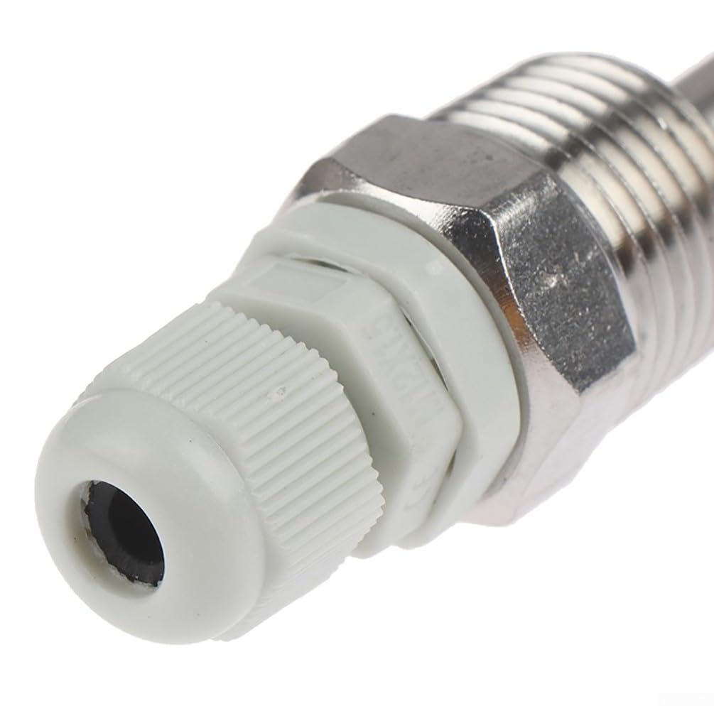 Stainless Steel Thermowell 50-200mm with 1/2 for NPT Thread for 6mm Diameter Sensor Probe, Industrial Heat Resistant Insert(50mm)