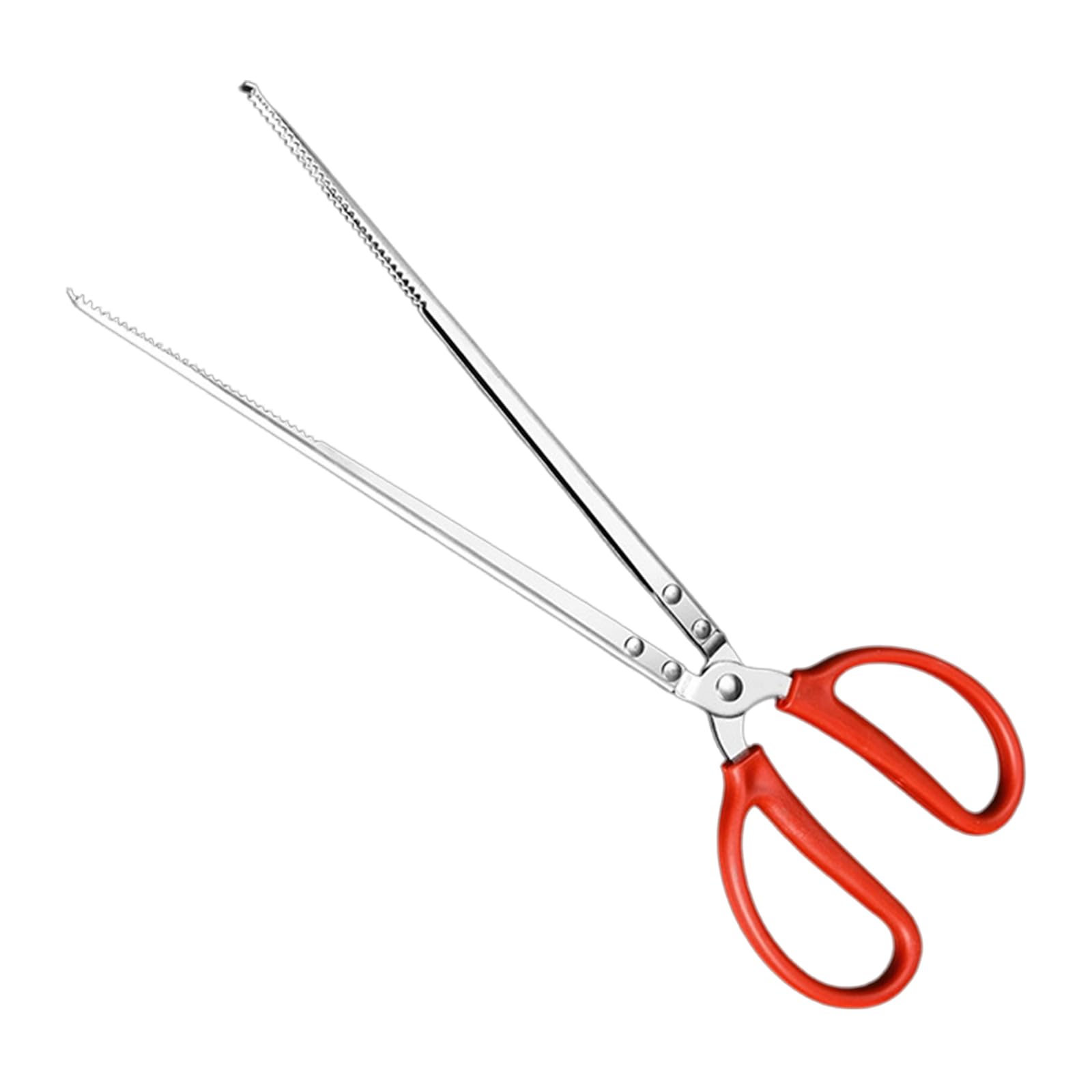 Professional Outdoor Garbage Color Tongs Long Handle EEL Catching Pliers Rustproof Fish Tongs Replacement Rustproof Fishing Clamp
