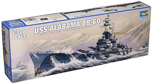 Maquette navire de guerre USS Alabama BB-60 Trumpeter 05762 kit de construction plastique