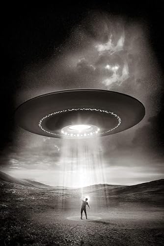Rifosa A10 12"X16" Alien Gardening Boards Ufo Vintage Metal Tin Sign Man Cave Bar Decor