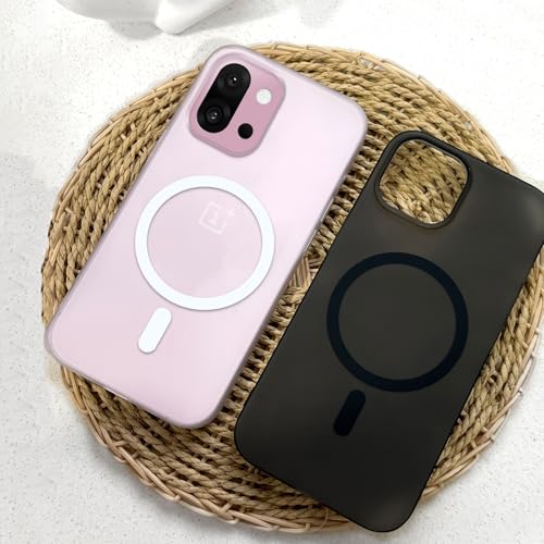 Image of COLORflow Back Cover Compatible with OnePlus 13s 5G | White Matte Finish | MAG-Safe | Slim Soft Touch Case with Anti-Slip Grip & Camera Protection
