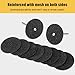60Pcs Rotary Tool Cut Off Wheels 1-1/4'' Reinforced Fiberglass Cutting Wheel Discs with 8Pcs 402 Mandrels, Rotary Tool Accessories for Cutting Metal, Wood, Stone(One Screwdriver)
