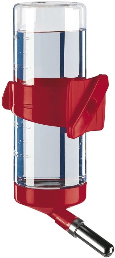 Water Dispenser for Guinea Pigs, Rats FPI 4662 DRINKY, 300 cc, Suitable for Mesh Cages, Mixed Colours