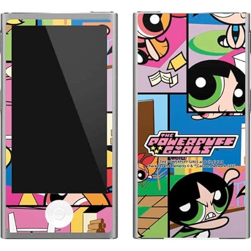 Skinit Decal Mp3 Player Skin Compatible With Ipod Nano (7Th Gen&2012) - Officially Licensed Warner Bros Powerpuff Girls Patches Design #TOP9