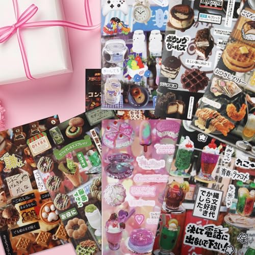 Image of 1300Pcs Cute Scrapbook Stickers Travel Y2k Japanese Sticker Book for Adult Kawaii Korean Stickers for Journaling Heisei Retro Aesthetic Sticker Manga Style Decor for DIY Crafts Junk Journal Gifts Tale
