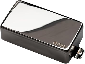 EMG 81 نشيط السيراميك هومبوكر الغيتار بيك اب - الكروم الأسود