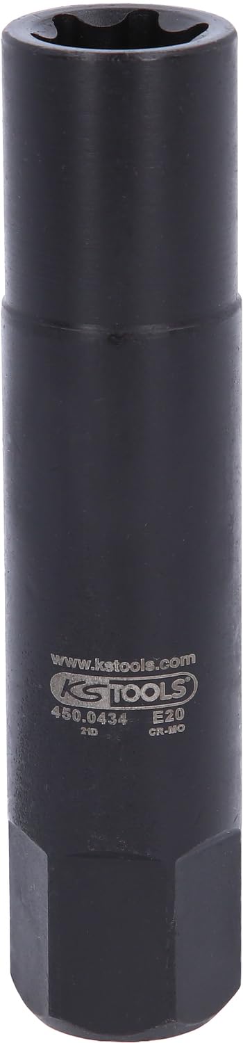 KS Tools 450.0434 Embout à Choc TORX Profil E – E20 du coffret 450.0420