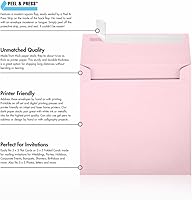 Vista 166 de LUXPaper Sobres de invitación cuadrados Despegar y prensar 8 x 8 pulgadas Natural Texto de 70 libras 50
