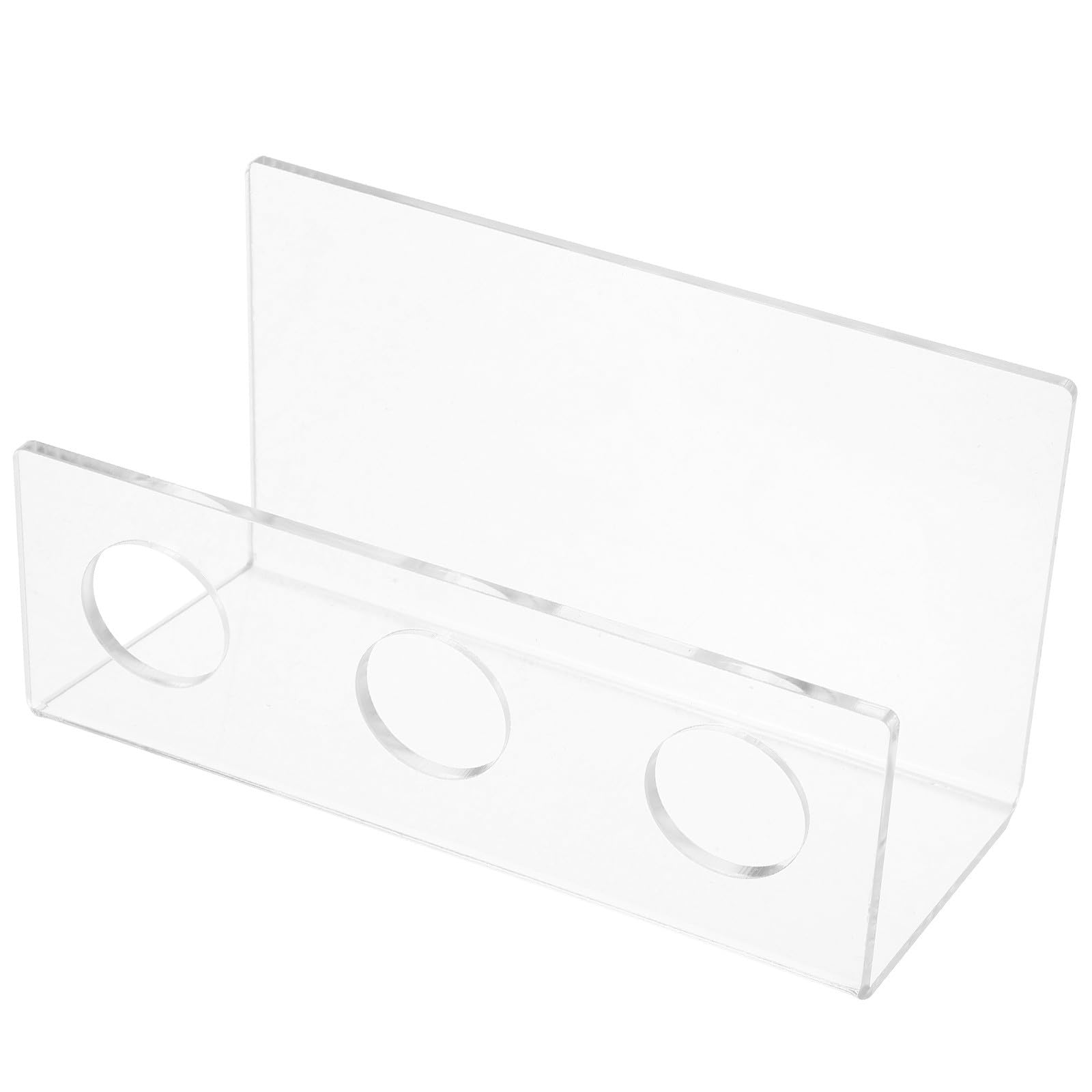 Acrylic Ice Cream Cone Holder Stand 3 Holes, Dessert Display Shelf for Party and Snack Table, Food Cone Support Rack for Home and Event Use