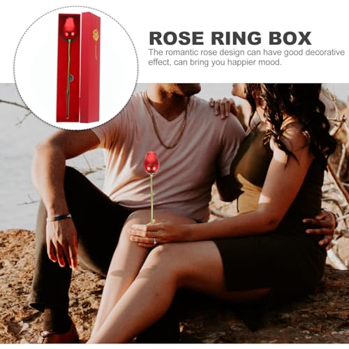 Boîte à bague double ouverture plastique pour éviter les rayures de vos bijoux
