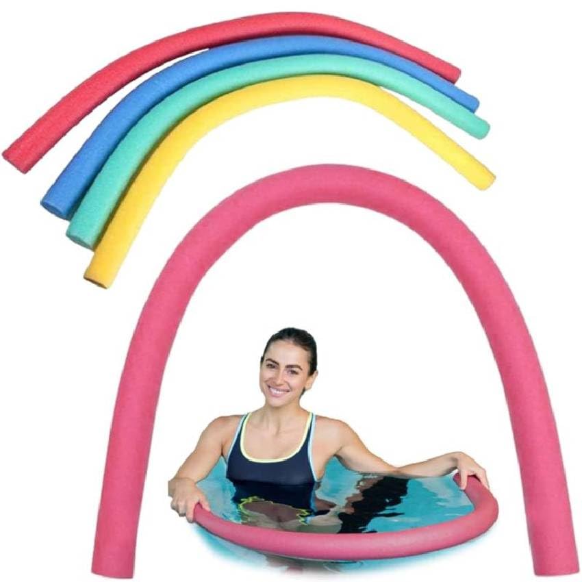 Portal AE Kids Extra Long Jumbo Flexible Floating Swimming Pool Foam Swim Noodles 150 Cm Assorted