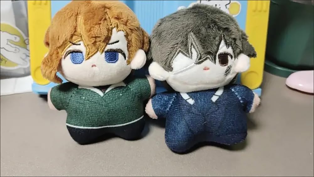 YLQANONG BSD Nakahara Chuuya Anime Pillow Figure Dazai Osamu/Ranpo Edogawa Soft Pillow Cushion Anime Figures 4.72IN