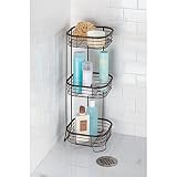 iDesign Stojący organizer prysznicowy, The Forma Collection – 24 x 24 x 66,7 cm, brązowy