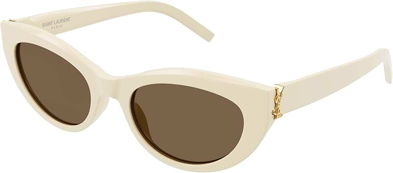 SAINT LAURENT ブラウン キャットアイ サングラス Saint Laurent ブラウン キャットアイ サングラス - メルカリ