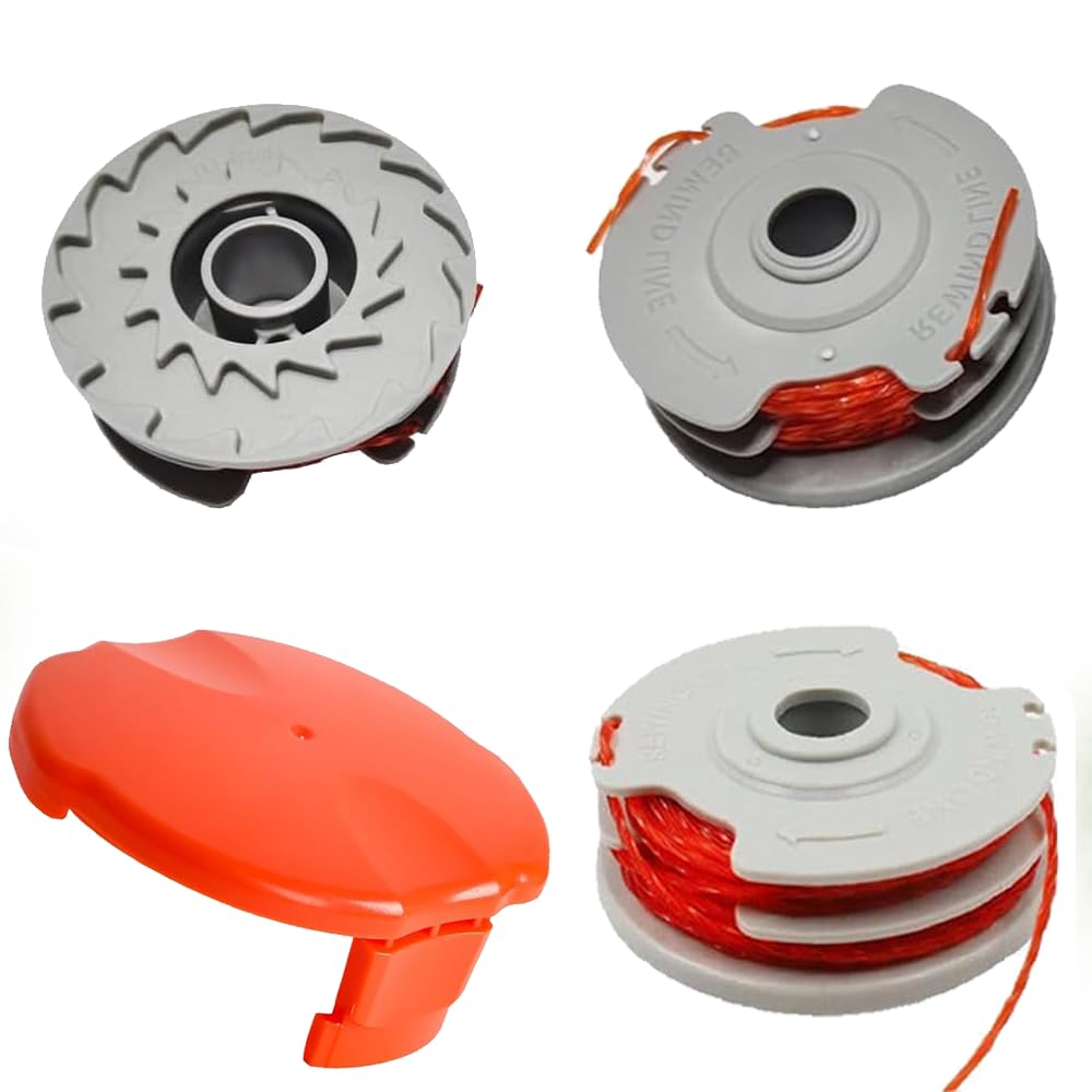 Strimmer Spool Line, Φ1.5mm 11m Standard Double Autofeed Nylon Replacement Spools (Replace of FLY021/513937190),Compatible with Flymo Contour Mini/Multi/Power Trim Grass Trimmer (F-3+1)