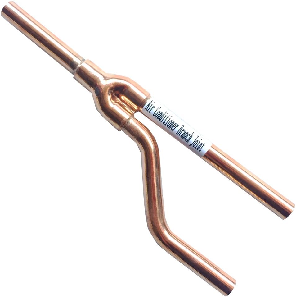 Copper Quick Lock VRV VRF Air Conditioner Press Fitting Y Branch, Y Joint, Branch Piping, Refnet Pipe, Joint Kit,Fitting,Seperation Tube (3/4")