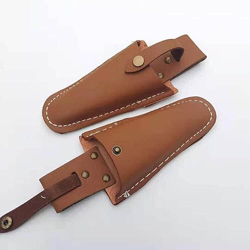 2 unids Funda de cuero Soporte de bolsa de herramientas de jardín Tenedor de alicates para cinturón de poda Alicates Tijera Herramientas de
