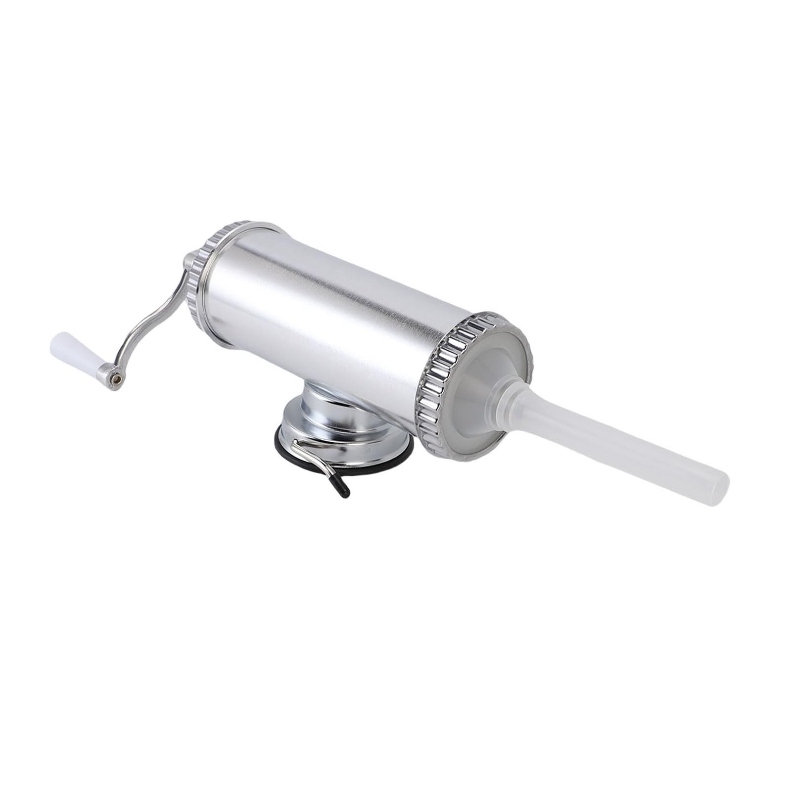 Zerodis Embutidora Manual de Salchichas Rellenadora de Carne de Acero Inoxidable Máquina Compacta para Hacer Salchichas con Velocidad de Llenado Ajustable Picadora de Carne y Embutidora para Cocina