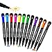 GUBOOM Pennarelli Magnetici Cancellabili a Secco per Lavagna Bianca, 8 Colori e 12 Colori Assortiti, Con Tappo per Cancellare, Lavagna Cancellabile Adulto Bambini Marker Pennarelli (12)