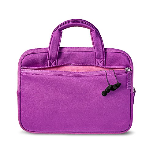 NuPro Hülle mit Reißverschluss für das Fire HD 8 Kids Edition-Tablet, violett/rosa