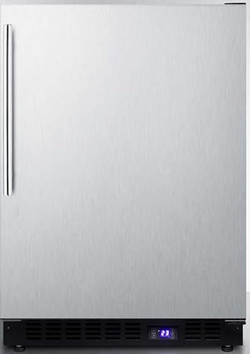 Summit SCFF53BXCSSHVIM - Congelador vertical para debajo del mostrador, acero inoxidable