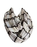 Etwoa's Bookshelf Light Brown Infinity Scarf Circle Scarf Loop Scarf