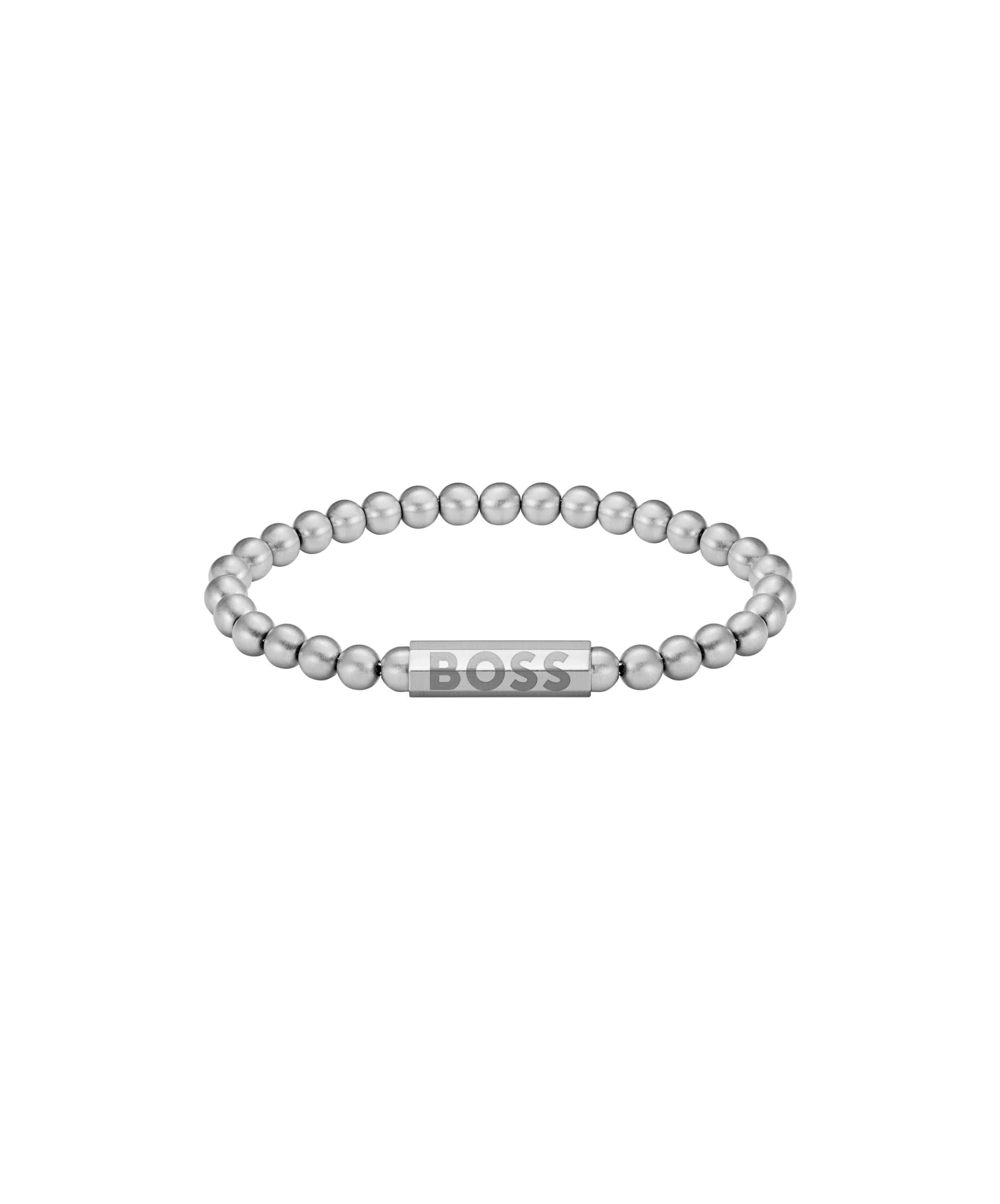 BOSS Jewelry Men's SPHERE Collection Beaded Bracelet in Stainless Steel - 1580658M