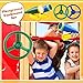 Restroma 4 Pack Playground Accessories Playset Steering Wheel Plastic Toy Telescope Swing Set Accessory Playground Equipment for Outdoor Playground Playhouse Treehouse (Green,Blue)