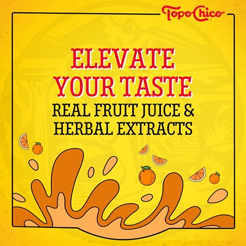 Image of Topo Chico Sabores Tangerine with Ginger Sparkling Water, 12 fl oz, 8 Pack