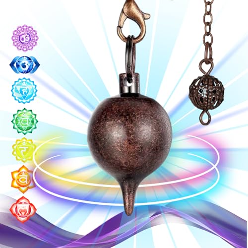 Pendule Divinatoire de Radiesthésie GOUTTE D'EAU en Laiton Antique - Pendule Radiesthesie LUZI Garanti à Vie