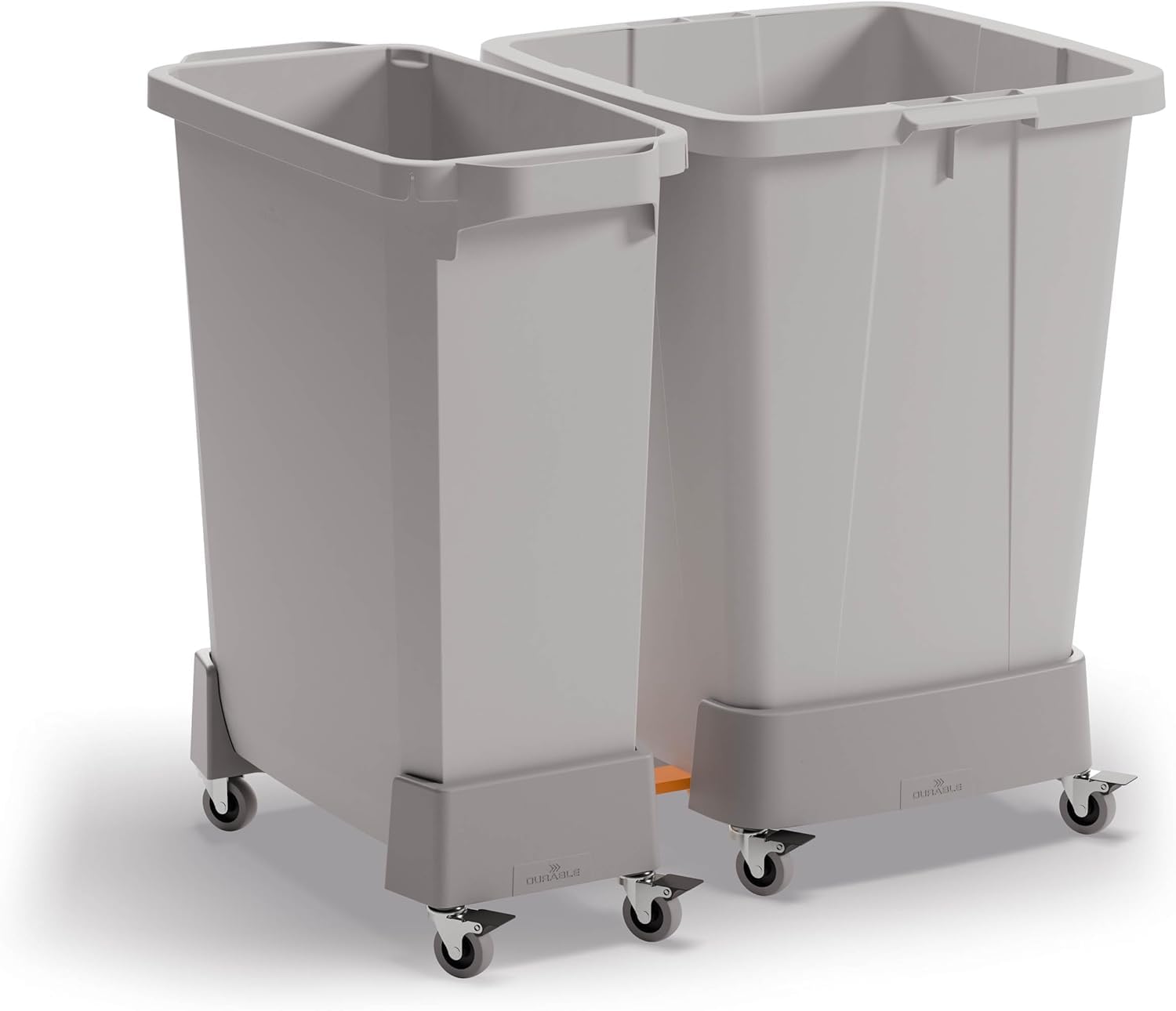 Durable DURABIN® 334137 - Carrito para cubo de basura (90 L, polipropileno reciclado), color grafito