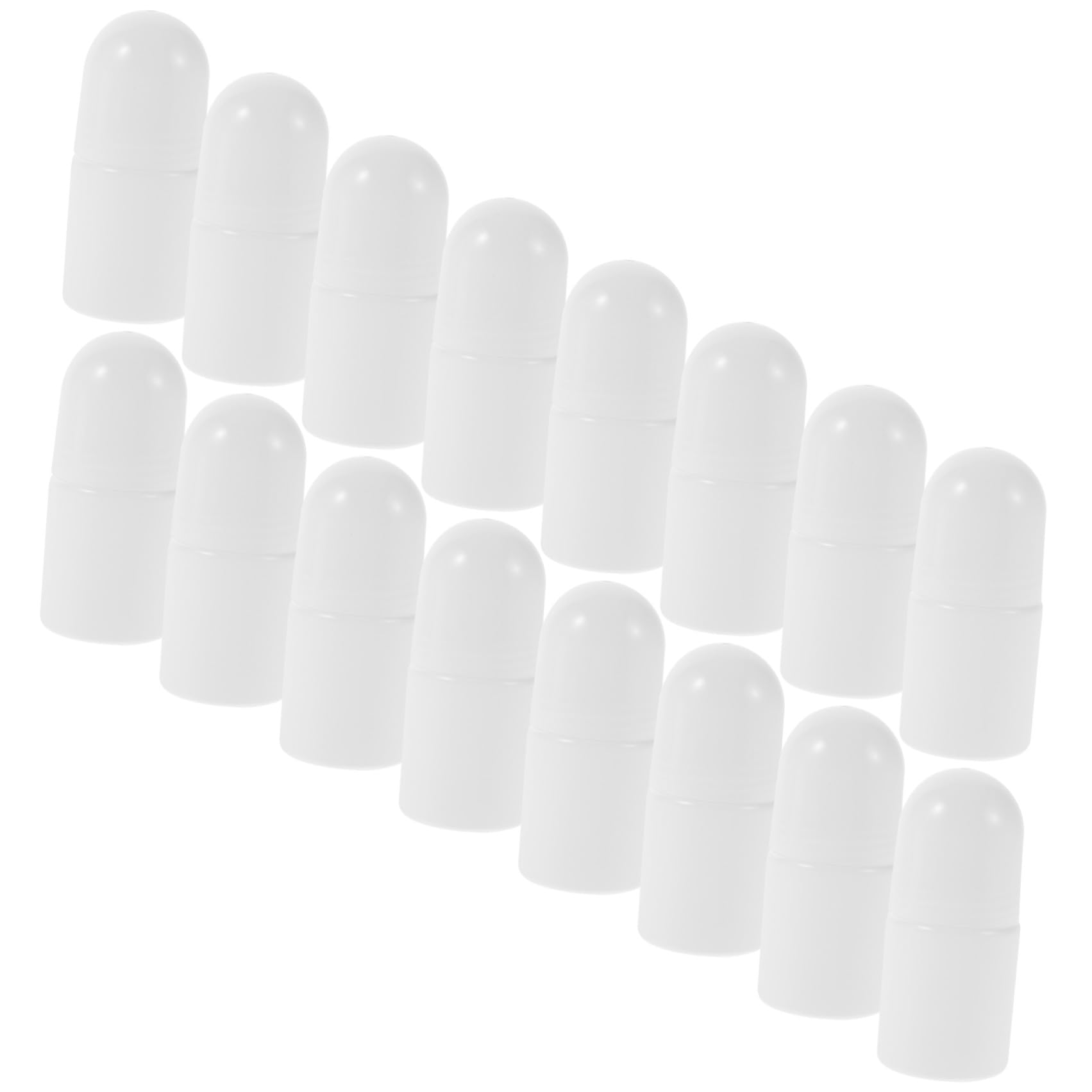 30 Pezzi Bottiglia Roll On Ricaricabile in Plastica da 50ml per Oli Essenziali e Cosmetici, Resistente Agli Urti Dispenser a Sfera per Viaggio e Aromaterapia