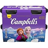 Campbell’s Kids Soup, Disney Frozen Souper Shapes Pasta With Chicken in Chicken Broth, 7 oz Bowl (4 Pack)