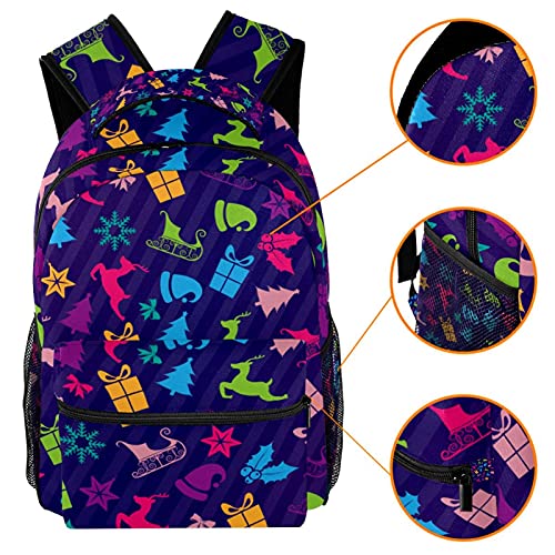 Sac à dos d'écolier de style décontracté et multicolore avec grand confort