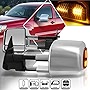 [Pair] Chrome Power Heated Side View Towing Mirrors w/LED Signal Compatible with Tacoma 16-19