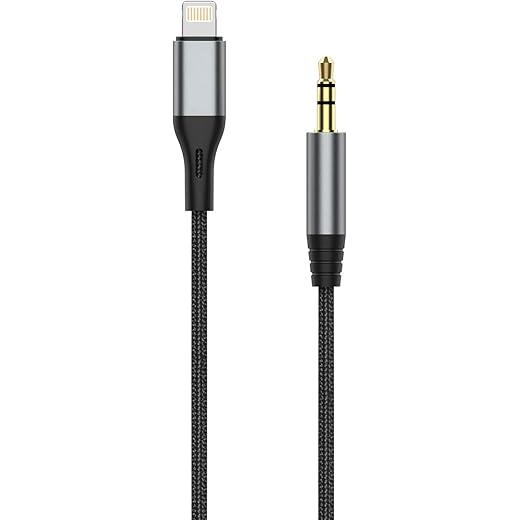 CARE CASE Aux Cable Black - 2m