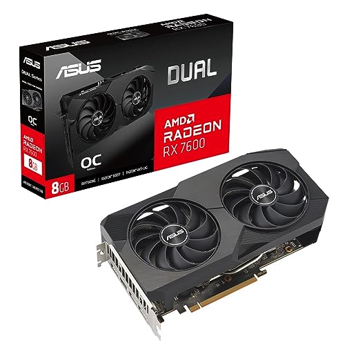 グラフィックボード・グラボ・ビデオカード ASUS DUAL-RX7800XT-O16G ASUS Dual Radeon™ RX 7800 XT OC Edition 16GB GDDR6